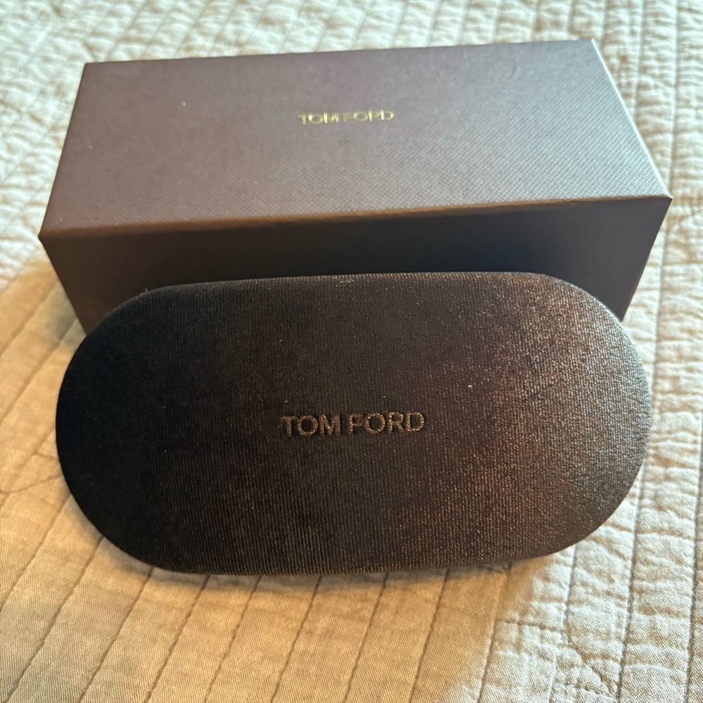 Tom Ford Brown Eyewear Case and Box